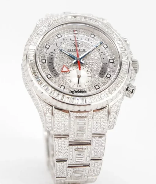 Best Clone Rolex Yacht-master II 116680 Caliber 4161 Automatic Movement 44mm Steel Case Mens/unisex Watch - Image 3