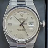 High Quality Replica Rolex Day-date Oysterquartz 19019 Caliber 5055 Quartz Movement 36mm White Gold Case Mens/unisex Watch