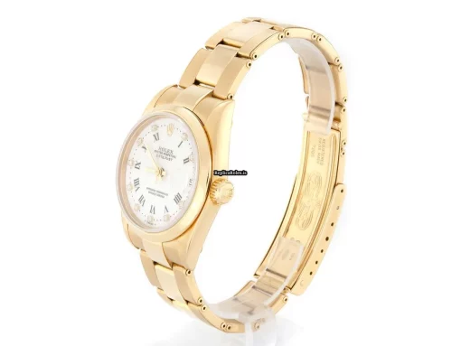 Reliable Copy Rolex Datejust 68248 Automatic Movement 31mm Yellow Gold Case Womens Watch - Image 6