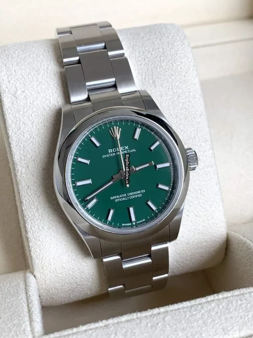 Beautiful Imitation Rolex Oyster Perpetual 31 277200 Caliber 2232 Automatic Movement 31mm Steel Case Womens Watch - Image 3