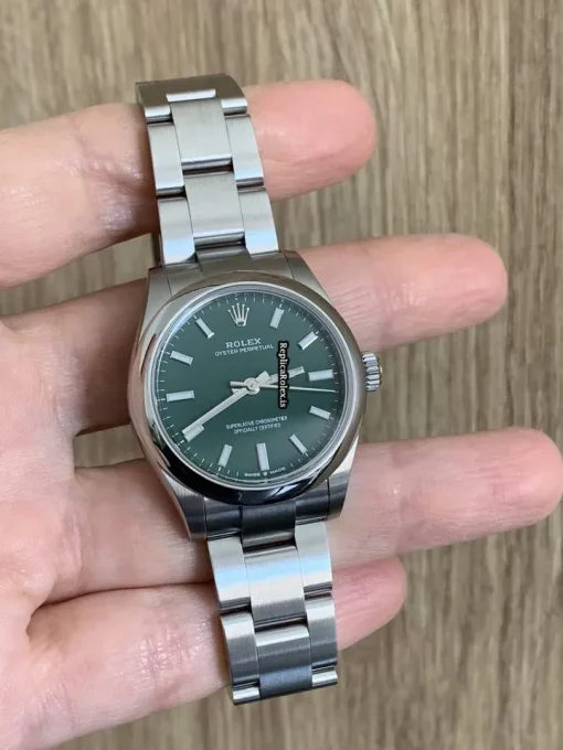 Beautiful Imitation Rolex Oyster Perpetual 31 277200 Caliber 2232 Automatic Movement 31mm Steel Case Womens Watch - Image 9