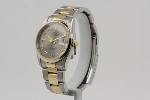 Terrific Fake Rolex Datejust 16203 Automatic Movement 36mm Gold/steel Case Mens/unisex Watch - Image 2