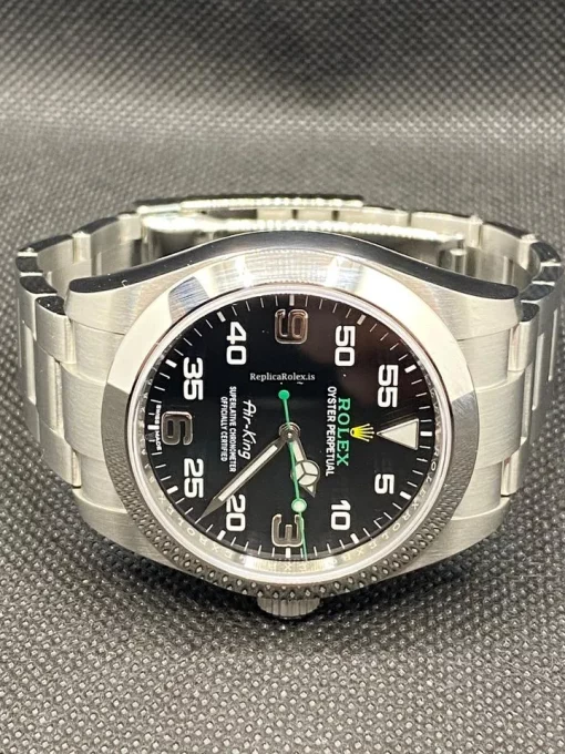 Great Knockoff Rolex Air King 116900 Caliber 3131 Automatic Movement 40mm Steel Case Mens/unisex Watch - Image 8