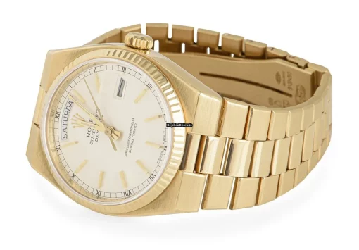 Terrific Copy Rolex Day-date Oysterquartz 19018 Quartz Movement 36mm Yellow Gold Case Mens/unisex Watch - Image 5