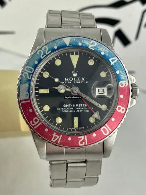 Excellent Replica Rolex Gmt-master 1675 Caliber 1570 Automatic Movement 40mm Steel Case Mens/unisex Watch