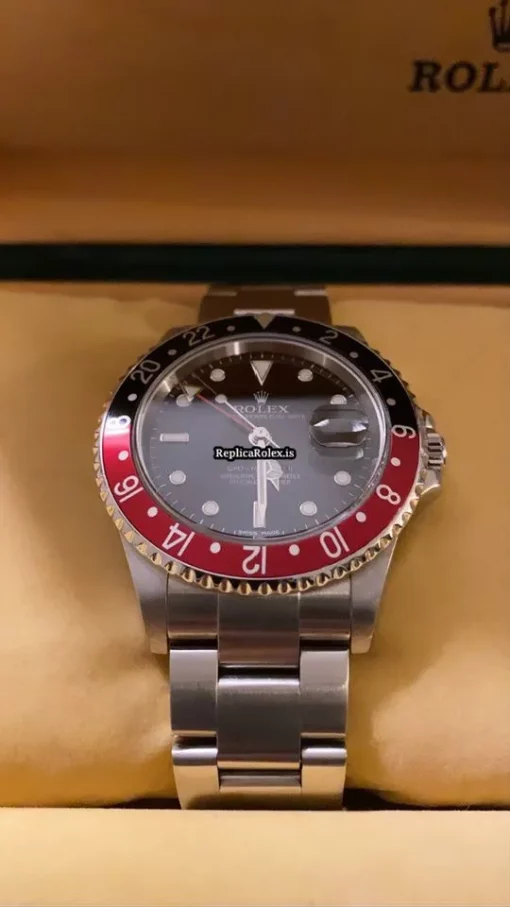 High Quality Fakes Rolex Gmt-master II 16710 Caliber 3185 Automatic Movement 40mm Steel Case Mens/unisex Watch - Image 11