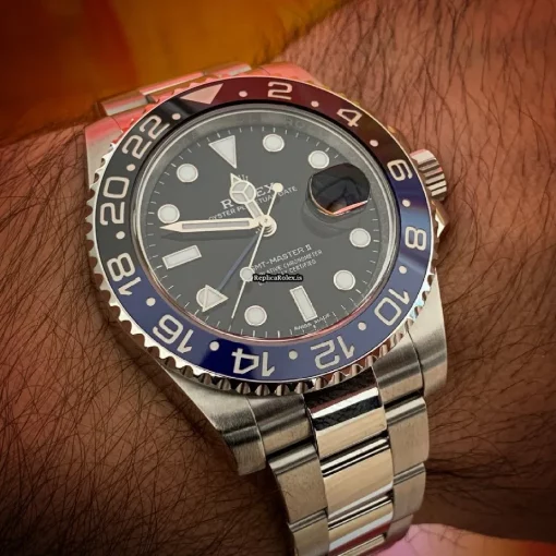 Ideal Copy Rolex Gmt-master II 116710blnr Caliber 3186 Automatic Movement 40mm Steel Case Mens/unisex Watch - Image 3