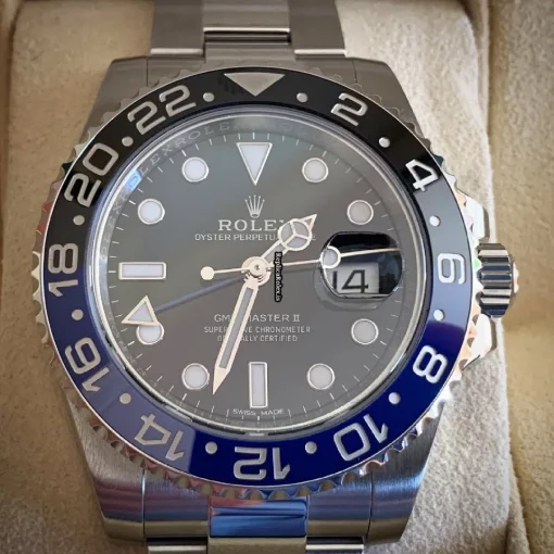 Ideal Copy Rolex Gmt-master II 116710blnr Caliber 3186 Automatic Movement 40mm Steel Case Mens/unisex Watch - Image 4