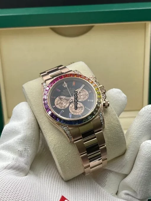 Good Replica Rolex Daytona 116505 Caliber 4130 Automatic Movement 40mm Rose Gold Case Mens/unisex Watch - Image 3