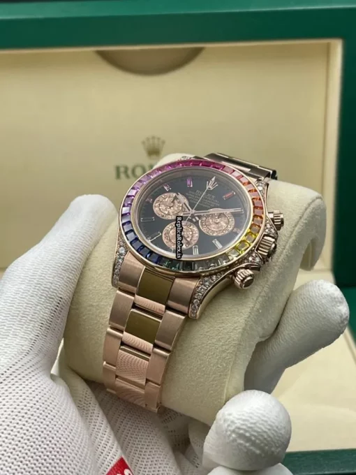 Good Replica Rolex Daytona 116505 Caliber 4130 Automatic Movement 40mm Rose Gold Case Mens/unisex Watch - Image 4