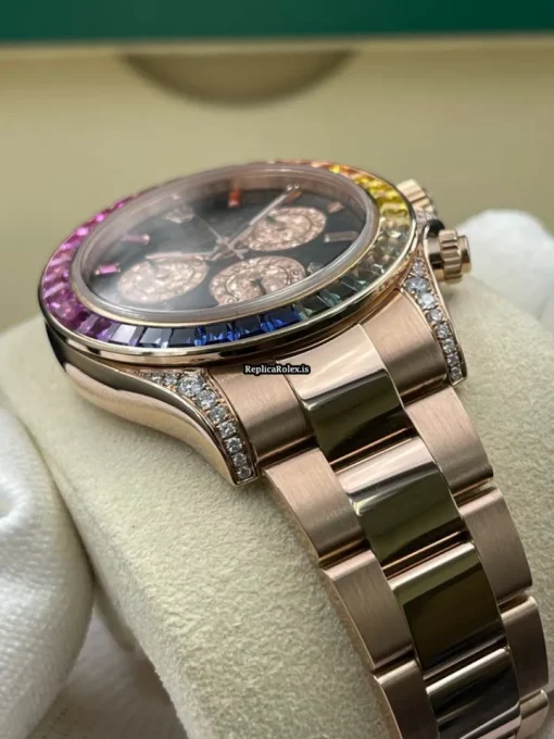 Good Replica Rolex Daytona 116505 Caliber 4130 Automatic Movement 40mm Rose Gold Case Mens/unisex Watch - Image 6