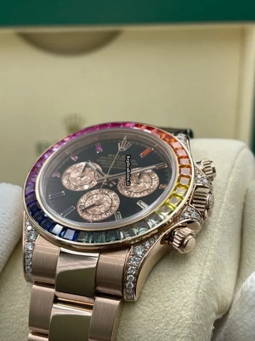 Good Replica Rolex Daytona 116505 Caliber 4130 Automatic Movement 40mm Rose Gold Case Mens/unisex Watch - Image 7