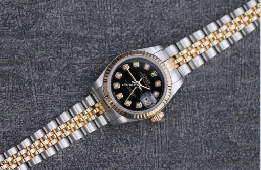 Trustworthy Replica Rolex Lady-datejust 79173 Caliber 2235 Automatic Movement 26mm Gold/steel Case Womens Watch