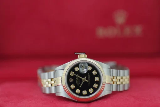 Trustworthy Replica Rolex Lady-datejust 79173 Caliber 2235 Automatic Movement 26mm Gold/steel Case Womens Watch - Image 4