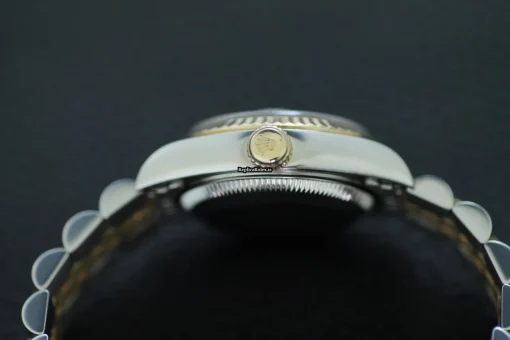 Trustworthy Replica Rolex Lady-datejust 79173 Caliber 2235 Automatic Movement 26mm Gold/steel Case Womens Watch - Image 8