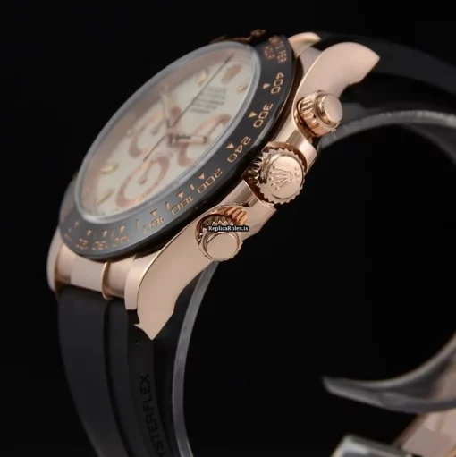 Lovely Replica Rolex Daytona 116515ln Caliber 4130 Automatic Movement 40mm Rose Gold Case Mens/unisex Watch - Image 14
