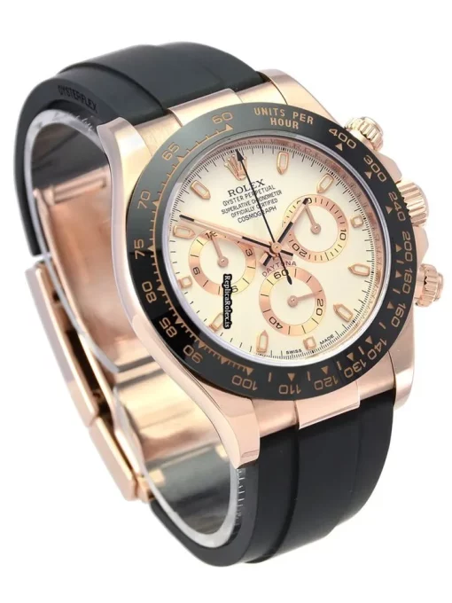 Lovely Replica Rolex Daytona 116515ln Caliber 4130 Automatic Movement 40mm Rose Gold Case Mens/unisex Watch - Image 3