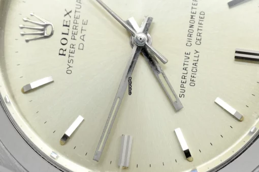 Well Made Replica Rolex Oyster Perpetual Date 1500 Automatic Movement 34mm Steel Case Mens/unisex Watch - Image 3