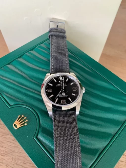 Excellent Fake Rolex Explorer 214270 Caliber 3132 Automatic Movement 39mm Steel Case Mens/unisex Watch - Image 12