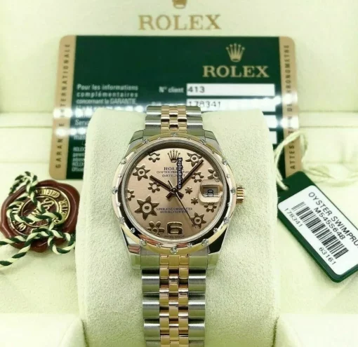 Aaa Copy Rolex Lady-datejust 178341 Caliber 2235 Automatic Movement 31mm Rose Gold Case Womens Watch