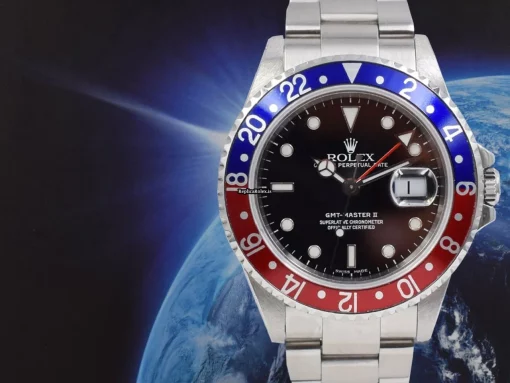 Pleasing Fake Rolex Gmt-master II 16710 Caliber 3185 Automatic Movement 40mm Steel Case Mens/unisex Watch
