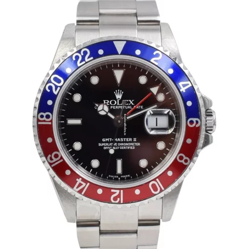 Pleasing Fake Rolex Gmt-master II 16710 Caliber 3185 Automatic Movement 40mm Steel Case Mens/unisex Watch - Image 2