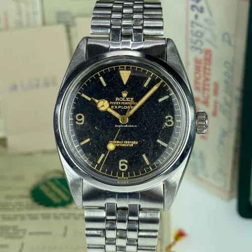 Beautiful Replica Rolex Explorer 6610 Automatic Movement Steel Case Mens/unisex Watch