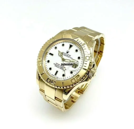 Affordable Fake Rolex Yacht-master 16628 Caliber 3135 Automatic Movement 40mm Yellow Gold Case Mens/unisex Watch - Image 2