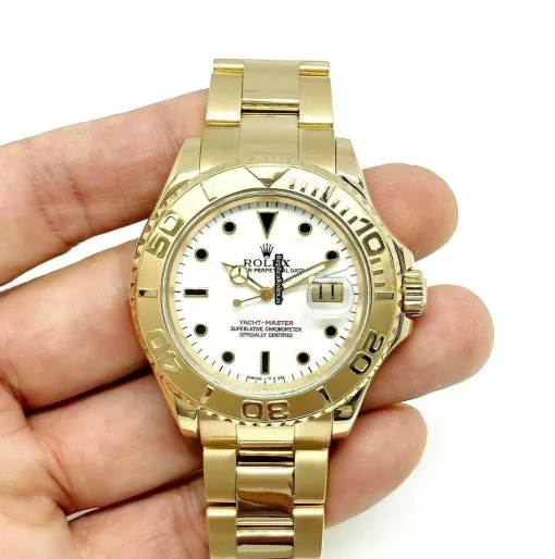 Affordable Fake Rolex Yacht-master 16628 Caliber 3135 Automatic Movement 40mm Yellow Gold Case Mens/unisex Watch - Image 5