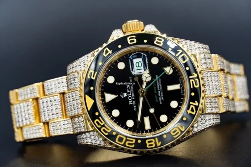 Fantastic Replica Rolex Gmt-master II 116718ln Caliber 3186 Automatic Movement 40mm Yellow Gold Case Mens/unisex Watch - Image 2