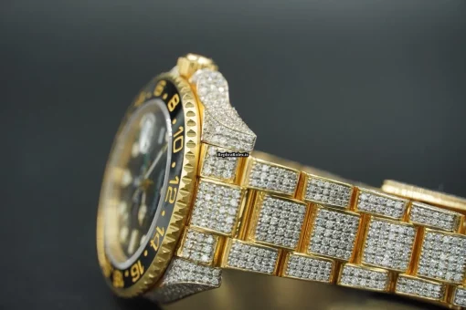 Fantastic Replica Rolex Gmt-master II 116718ln Caliber 3186 Automatic Movement 40mm Yellow Gold Case Mens/unisex Watch - Image 3