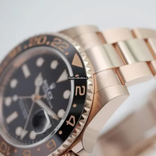 Great Fake Rolex Gmt-master II 126715chnr Automatic Movement 40mm Rose Gold Case Mens/unisex Watch - Image 10