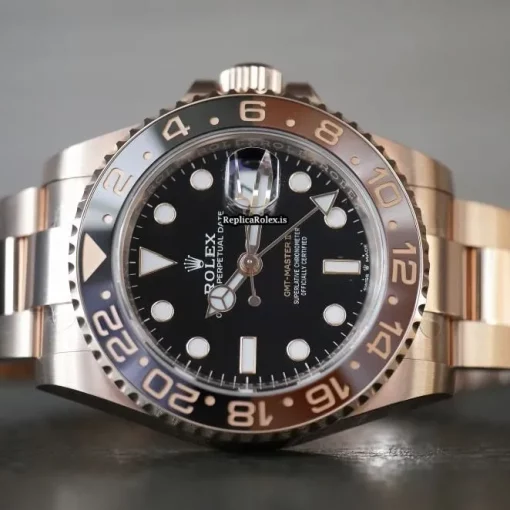 Great Fake Rolex Gmt-master II 126715chnr Automatic Movement 40mm Rose Gold Case Mens/unisex Watch - Image 11