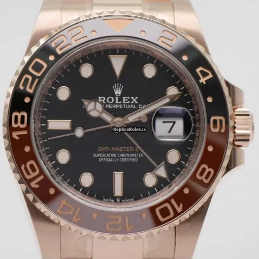 Great Fake Rolex Gmt-master II 126715chnr Automatic Movement 40mm Rose Gold Case Mens/unisex Watch - Image 3