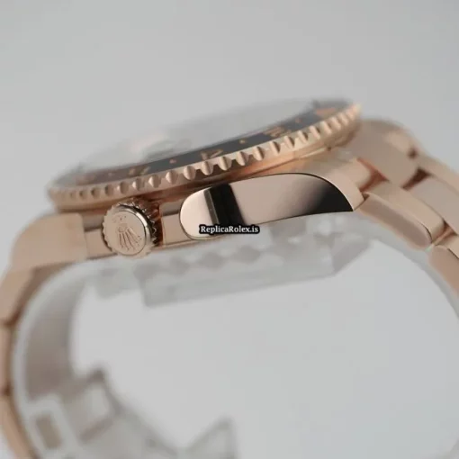Great Fake Rolex Gmt-master II 126715chnr Automatic Movement 40mm Rose Gold Case Mens/unisex Watch - Image 7