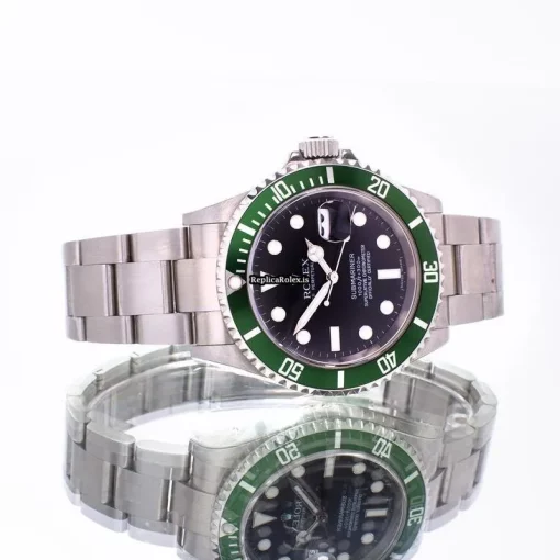 Ideal Replicas Rolex Submariner Date 16610lv Automatic Movement 40mm Steel Case Mens/unisex Watch - Image 6
