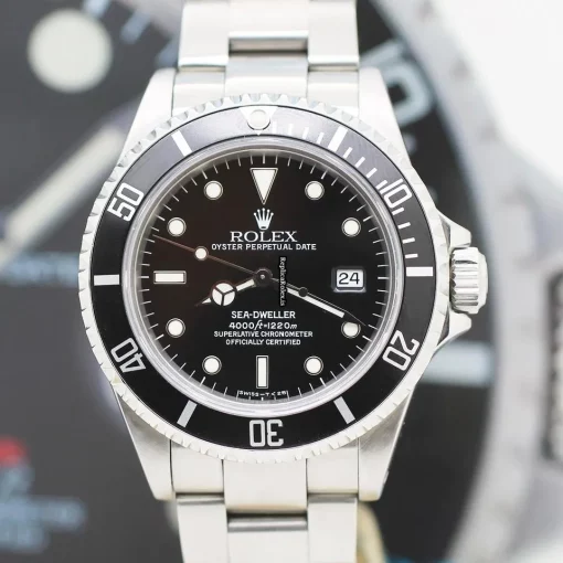 Inexpensive Replica Rolex Sea-dweller 4000 16600 Caliber 3135 Automatic Movement 40mm Steel Case Mens/unisex Watch - Image 4