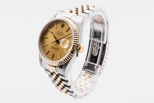 Excellent Replica Rolex Datejust 16233 Caliber 3135 Automatic Movement 36mm Gold/steel Case Mens/unisex Watch - Image 3