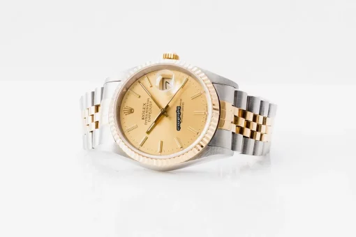 Excellent Replica Rolex Datejust 16233 Caliber 3135 Automatic Movement 36mm Gold/steel Case Mens/unisex Watch - Image 4