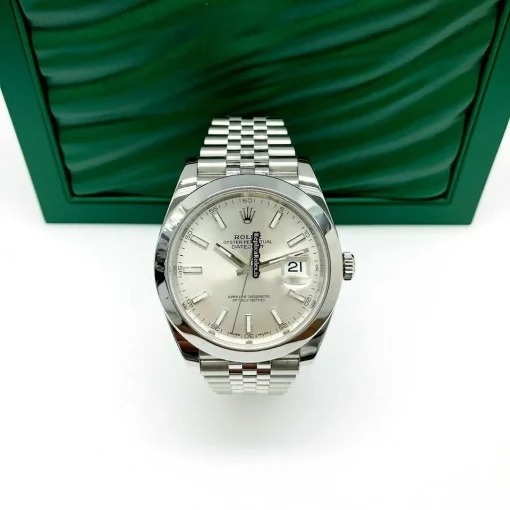 Fantastic Replica Rolex Datejust 126300 Caliber 3235 Automatic Movement 41x48mm Steel Case Mens/unisex Watch - Image 8