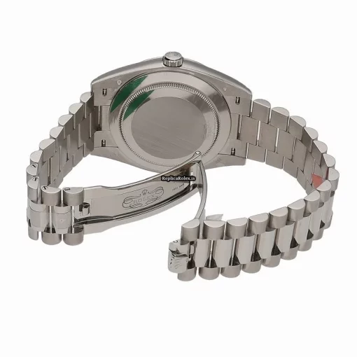 Trustworthy Replica Rolex Day-date 40 228239 Caliber 3255 Automatic Movement 40mm White Gold Case Watch - Image 4