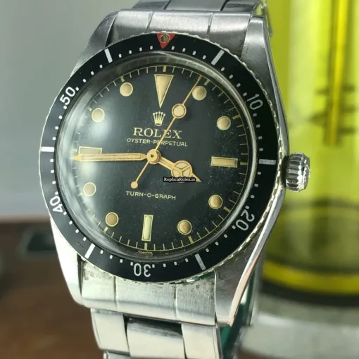 Pleasing Fake Rolex Submariner 6202 Automatic Movement 36mm Steel Case Mens/unisex Watch - Image 3