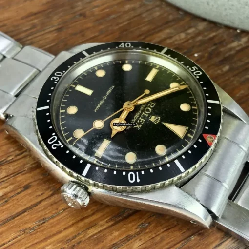 Pleasing Fake Rolex Submariner 6202 Automatic Movement 36mm Steel Case Mens/unisex Watch - Image 7