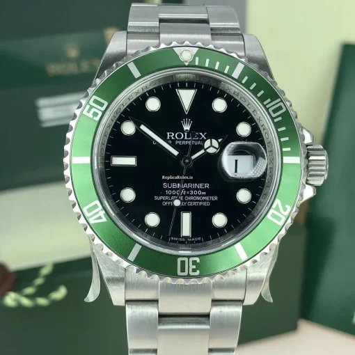 Great Replica Rolex Submariner Date 16610lv Caliber 3135 Automatic Movement 40mm Steel Case Mens/unisex Watch