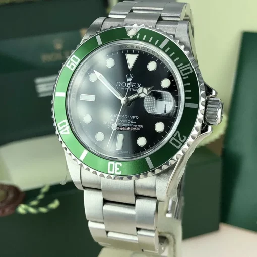 Great Replica Rolex Submariner Date 16610lv Caliber 3135 Automatic Movement 40mm Steel Case Mens/unisex Watch - Image 3