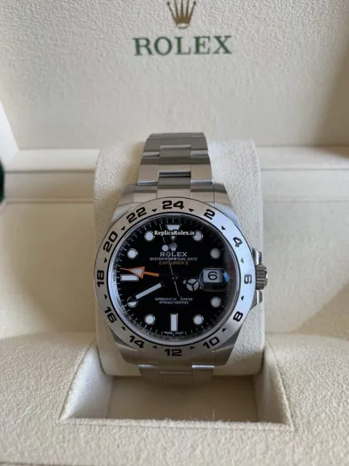 High Quality Fake Rolex Explorer II 216570 Caliber 3187 Automatic Movement 42mm Steel Case Mens/unisex Watch