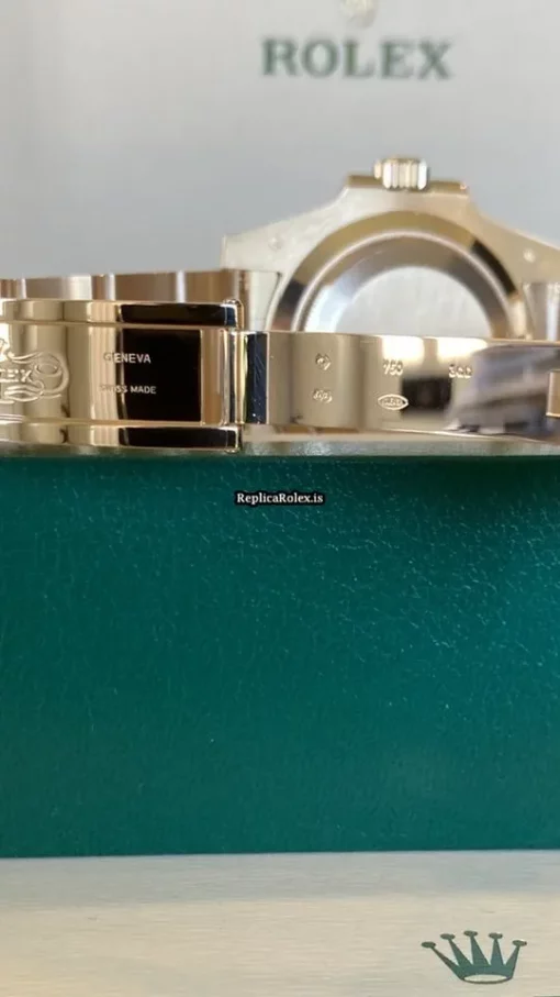 Suitable Replica Rolex Submariner Date 116618lb Caliber 3135 Automatic Movement 40mm Yellow Gold Case Mens/unisex Watch - Image 7