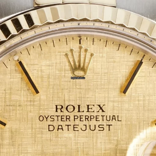 Excellent Imitation Rolex Datejust 16013 Caliber 3035 Automatic Movement 36mm Gold/steel Case Mens/unisex Watch - Image 3