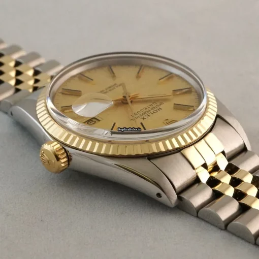 Excellent Imitation Rolex Datejust 16013 Caliber 3035 Automatic Movement 36mm Gold/steel Case Mens/unisex Watch - Image 7