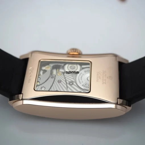 Special Replicas Rolex Cellini Prince 1293811 Manual Winding Movement 28x47mm Rose Gold Case Watch - Image 7